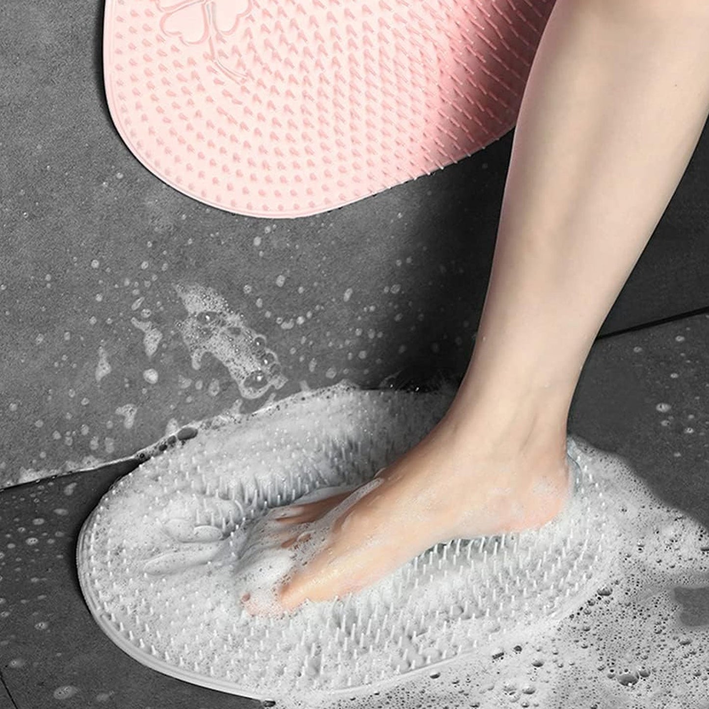 Silicone Bath Massage Cushion With Suction Cup