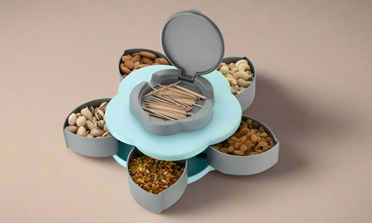 Petal-Shaped Nut & Snack Storage Box