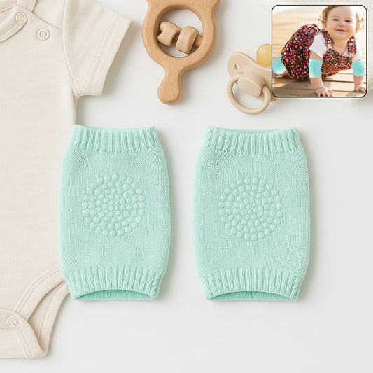Toddler Wool Knit Knee Guard (Mint Green)