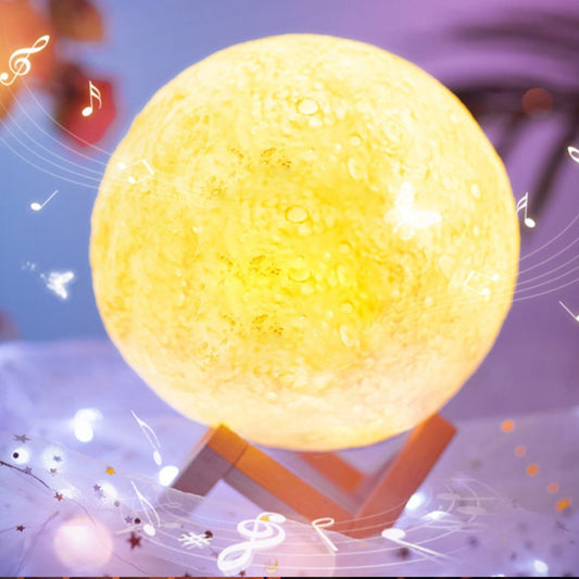 3D Power Moon Lamp With Touch Control Adjust Brightness