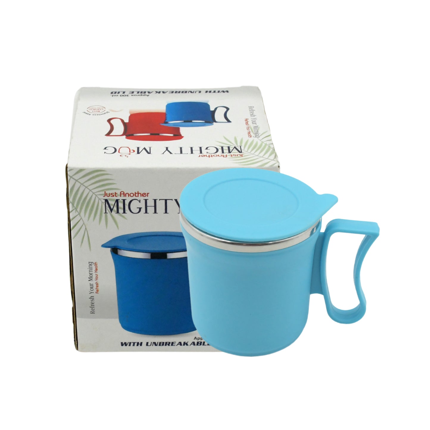 Stainless Steel Insulated Coffee Mug with Lid (Mix Color)
