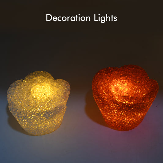 Multi Shape Small LED Crystal Night Lamp (6 Pc Set)