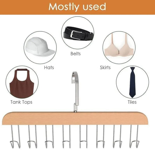 Space Saving Wooden Hangers