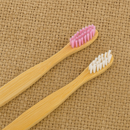 Eco-friendly Natural Bamboo Toothbrush (2 Pc)