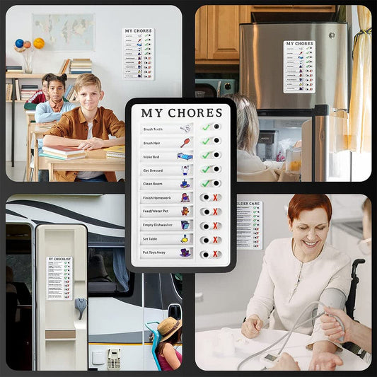 Portable My Chores Home Memo Board