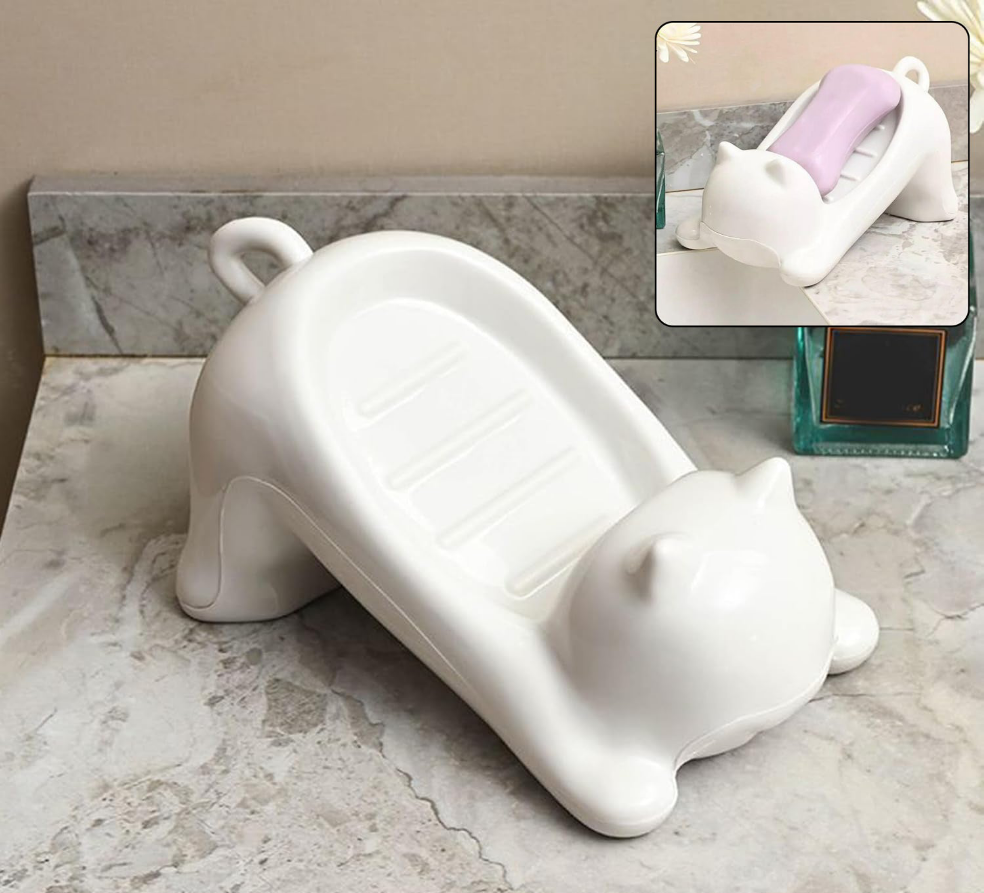 Cartoon Animal Shape Soap Dish Holder (1  Pc)
