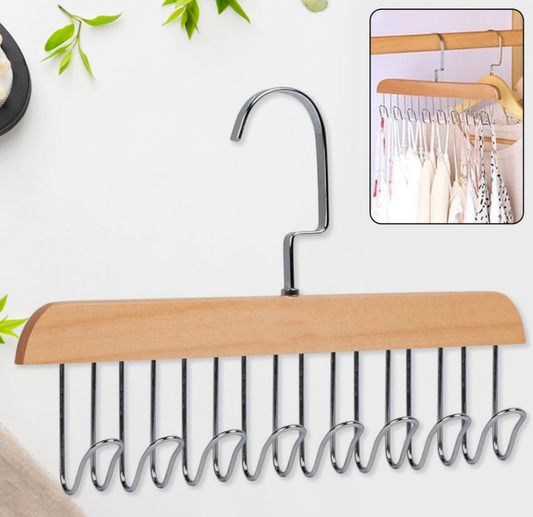 Space Saving Wooden Hangers