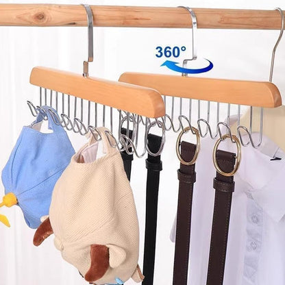 Space Saving Wooden Hangers