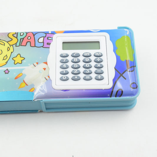 Double Sided Magnetic Geometry Box Pencil Box
