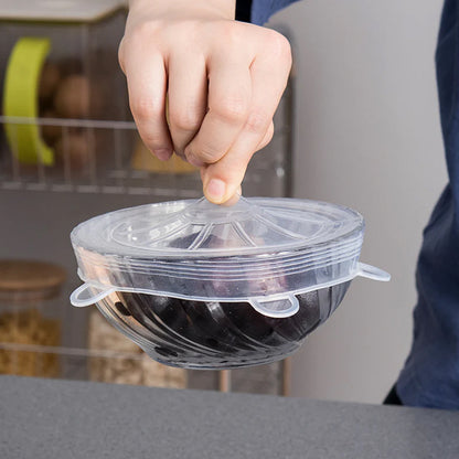 BPA-Free Silicone Stretch Lids 6 pcs set