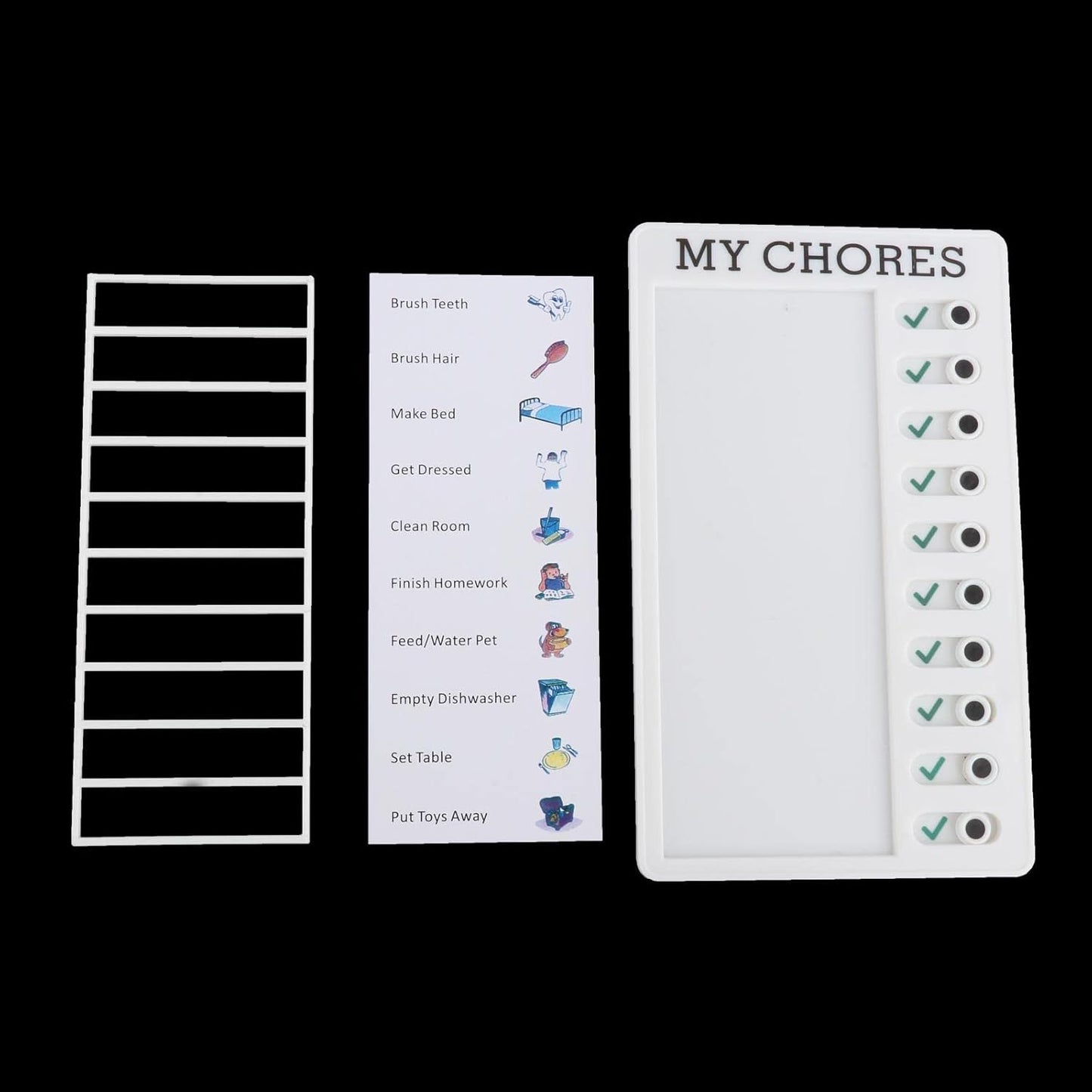 Portable My Chores Home Memo Board