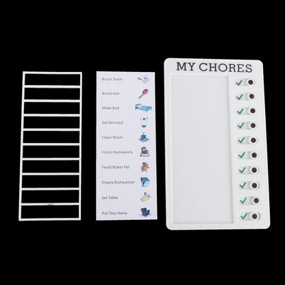 Portable My Chores Home Memo Board