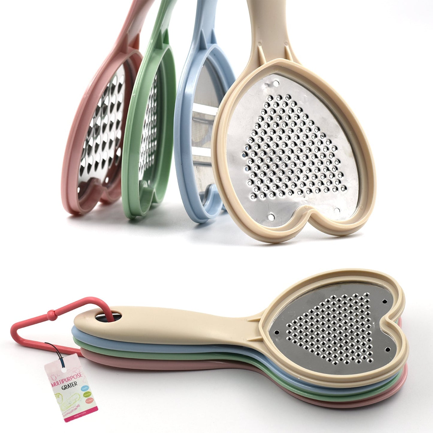 Heart Multipurpose Grater Set (pack of 4)