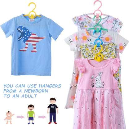 Large Dress Hanger Plastic Adjustable Cloth Hanger (5 Pcs Set)