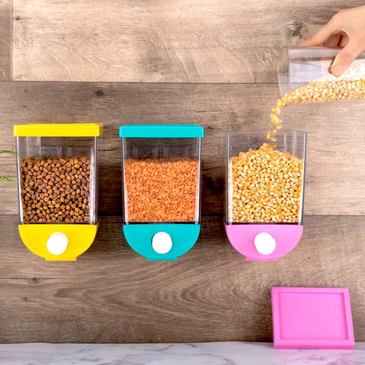 Wall Mounted Food Storage Box - 1100 Ml (1pc Assorted Color)
