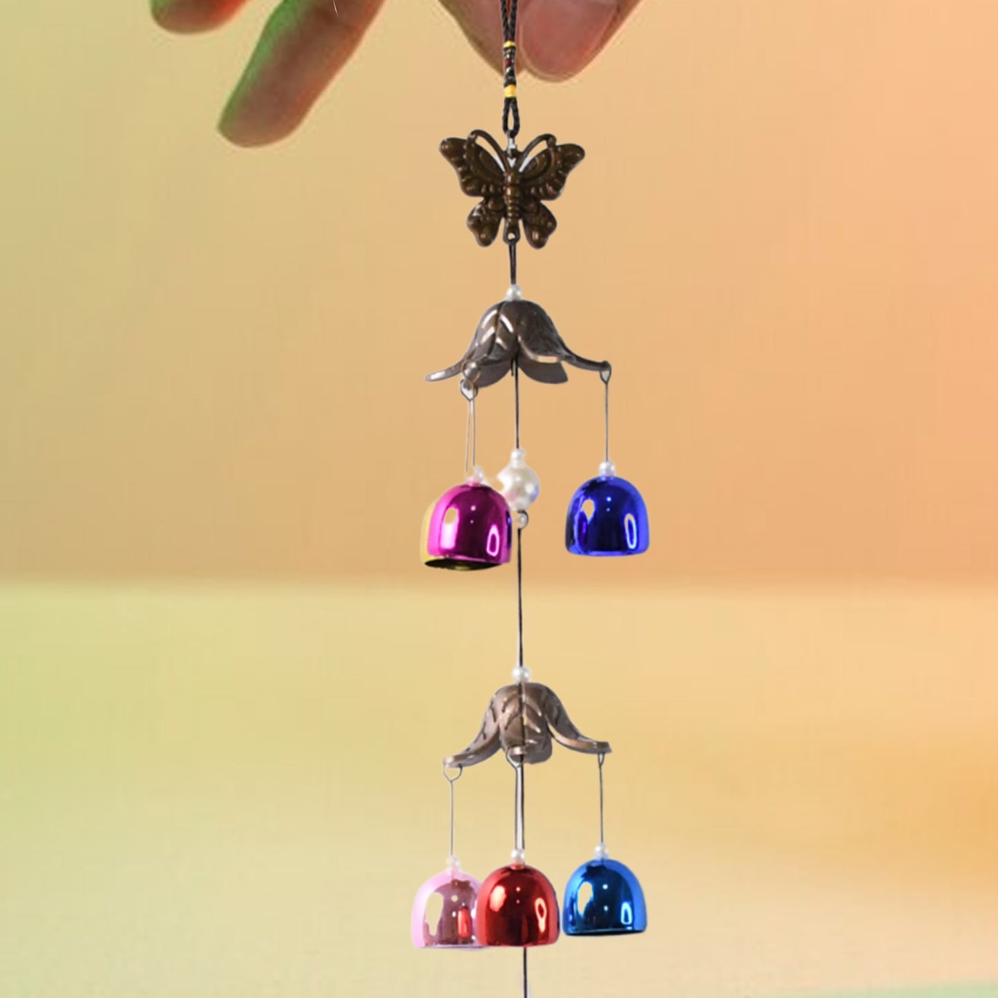 Decorative Outdoor Hanging Dragonfly Wind Chime (1 Pc)