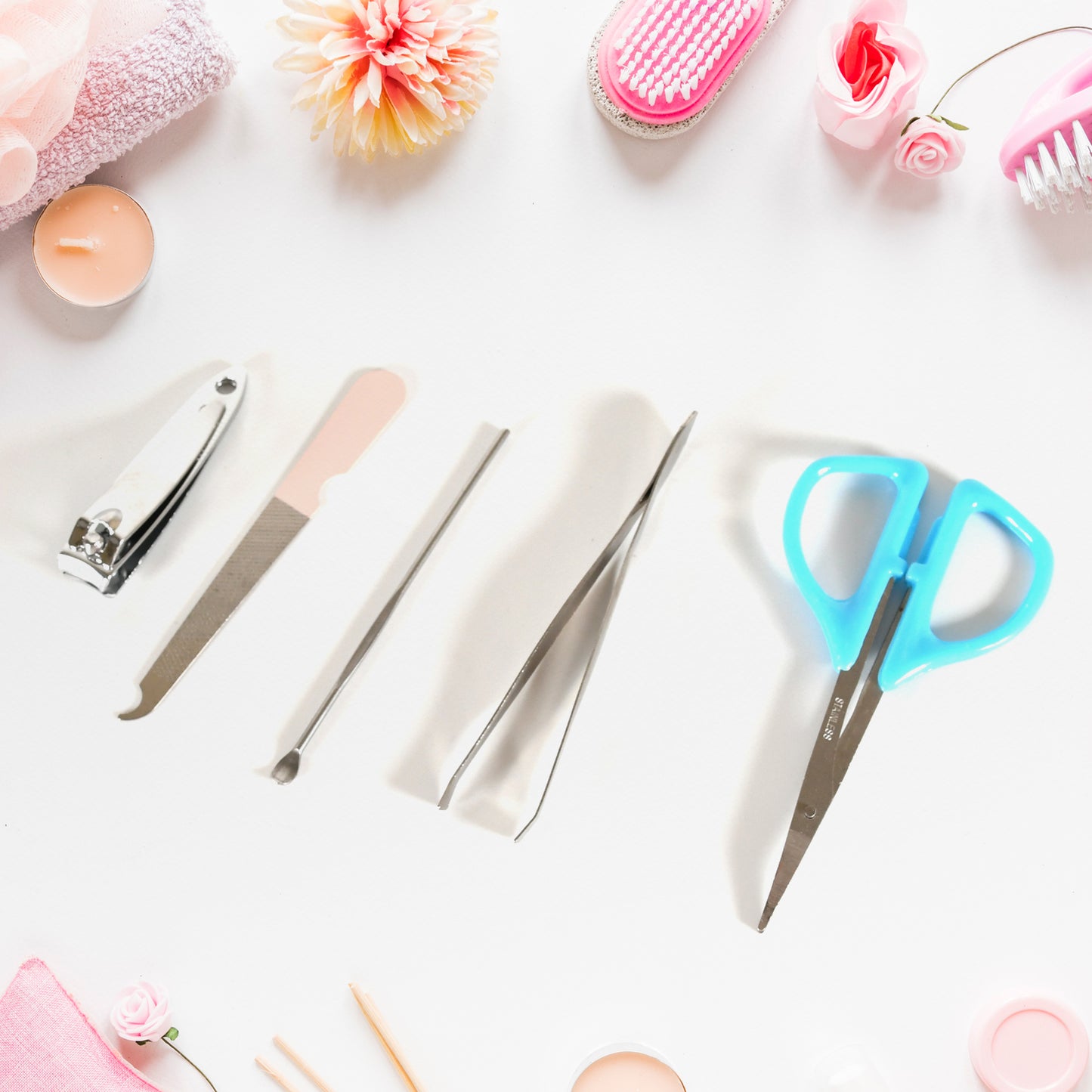 5 In 1 Stainless Steel Professional Manicure Set