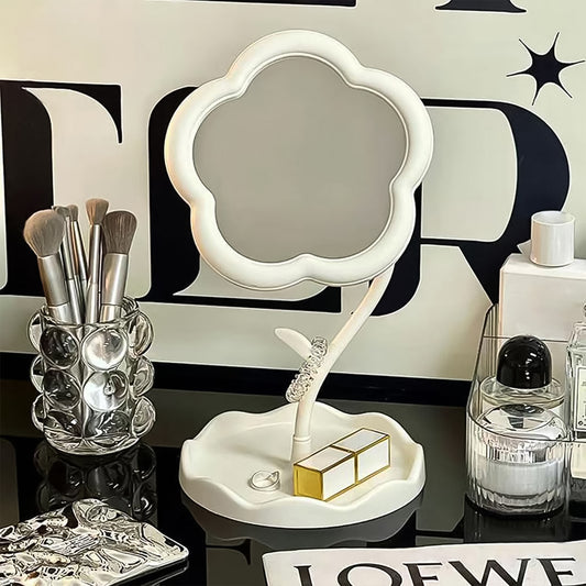 Flower-shaped Makeup Mirror