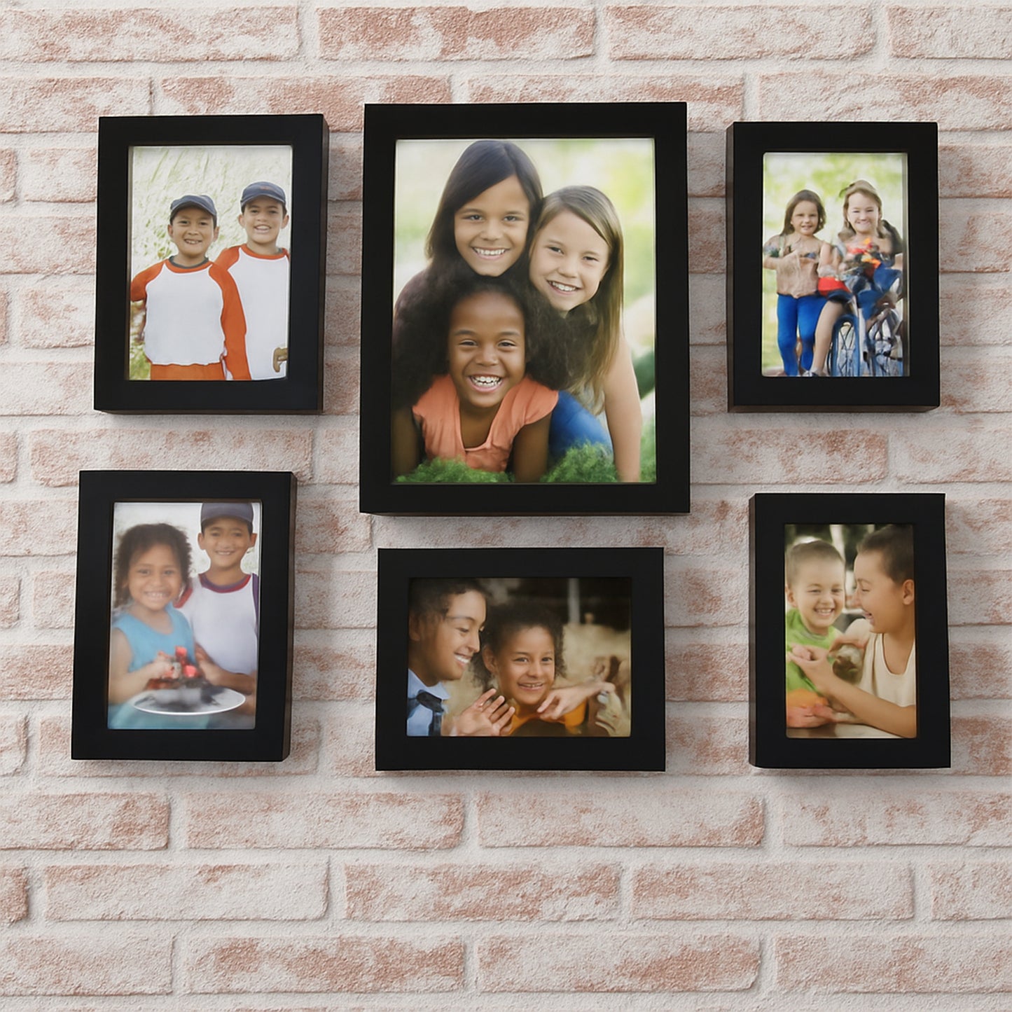 Premium Black Photo Frame Set 12 Pcs