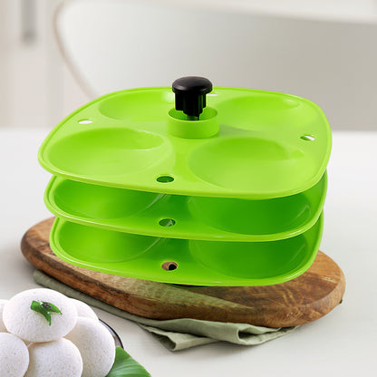 3 Layer Plastic Idli Stand