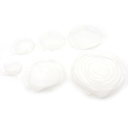 BPA-Free Silicone Stretch Lids 6 pcs set