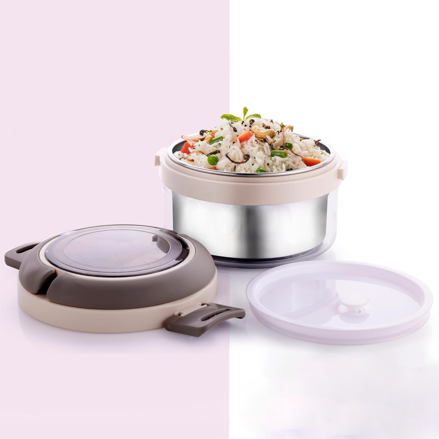 Ganesh Tiara 400ml Stainless Steel Insulated Lunch Box