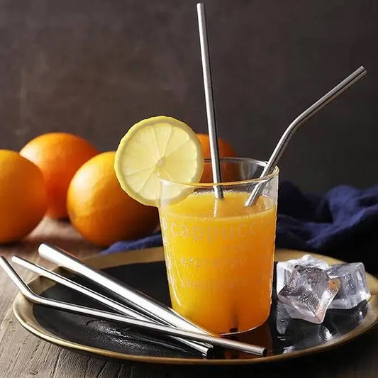 Reusable Stainless Steel Straws With Travel Case
