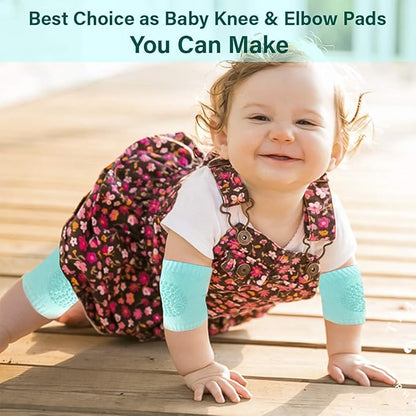 Toddler Wool Knit Knee Guard (Mint Green)