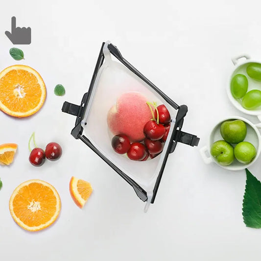 Reusable Silicone Food Storage Bag Set (1 Pc)