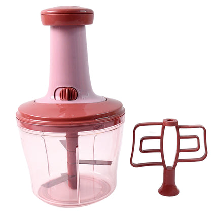Apex Quba Push Chopper With Stainless Steel Blades