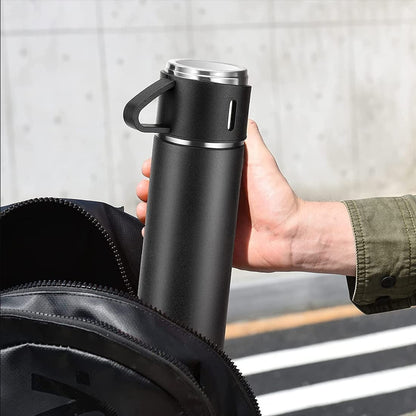 Stainless Steel Vacuum Flask Set