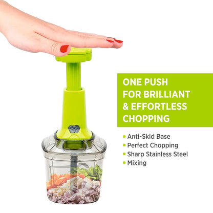 2 in 1 Press Vegetable Choppers For Kitchen (1100 Ml)