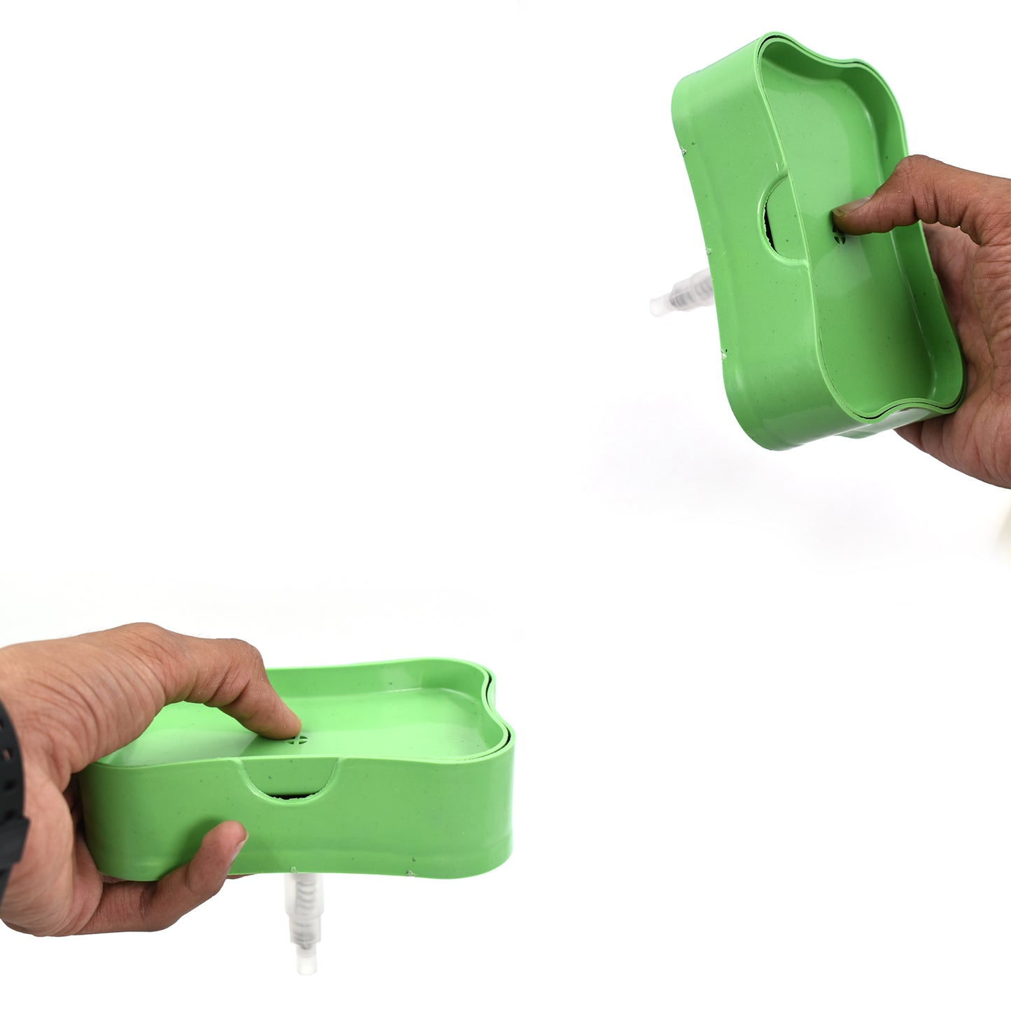 2-in-1 Plastic Soap Pump Dispenser with Sponge Holder