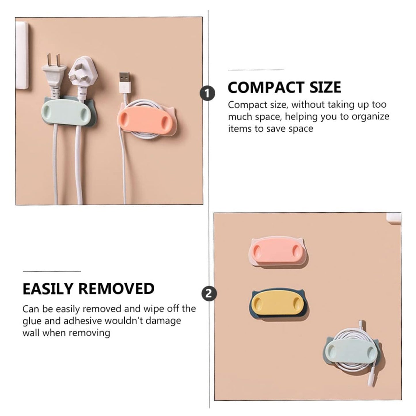 Pig Plug Wire Organizer (4 Pcs Set)