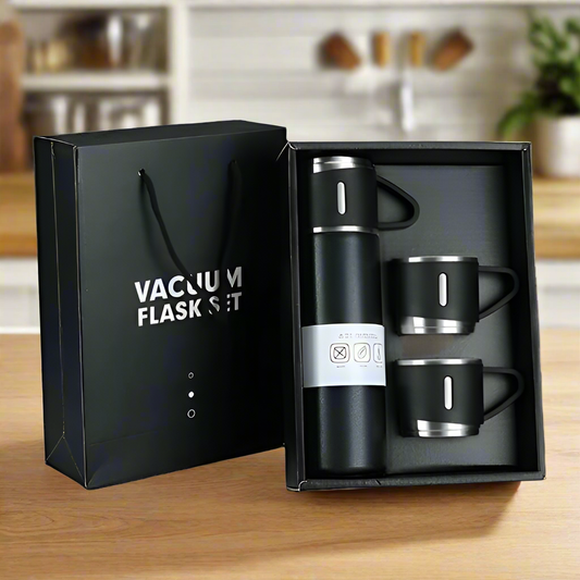 Stainless Steel Vacuum Flask Set