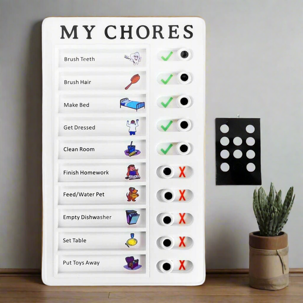 Portable My Chores Home Memo Board