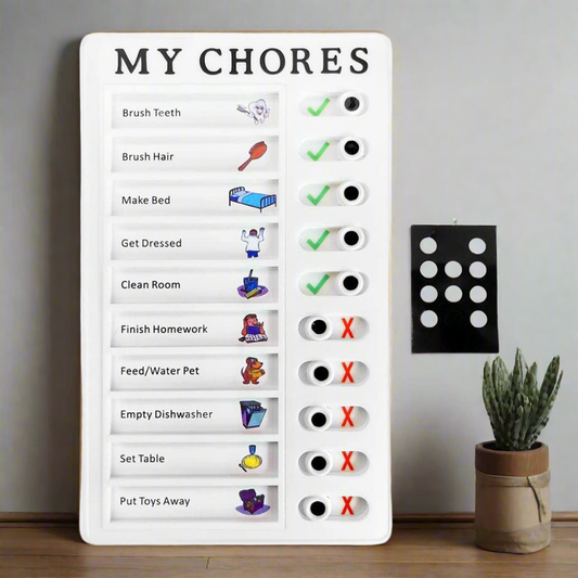 Portable My Chores Home Memo Board