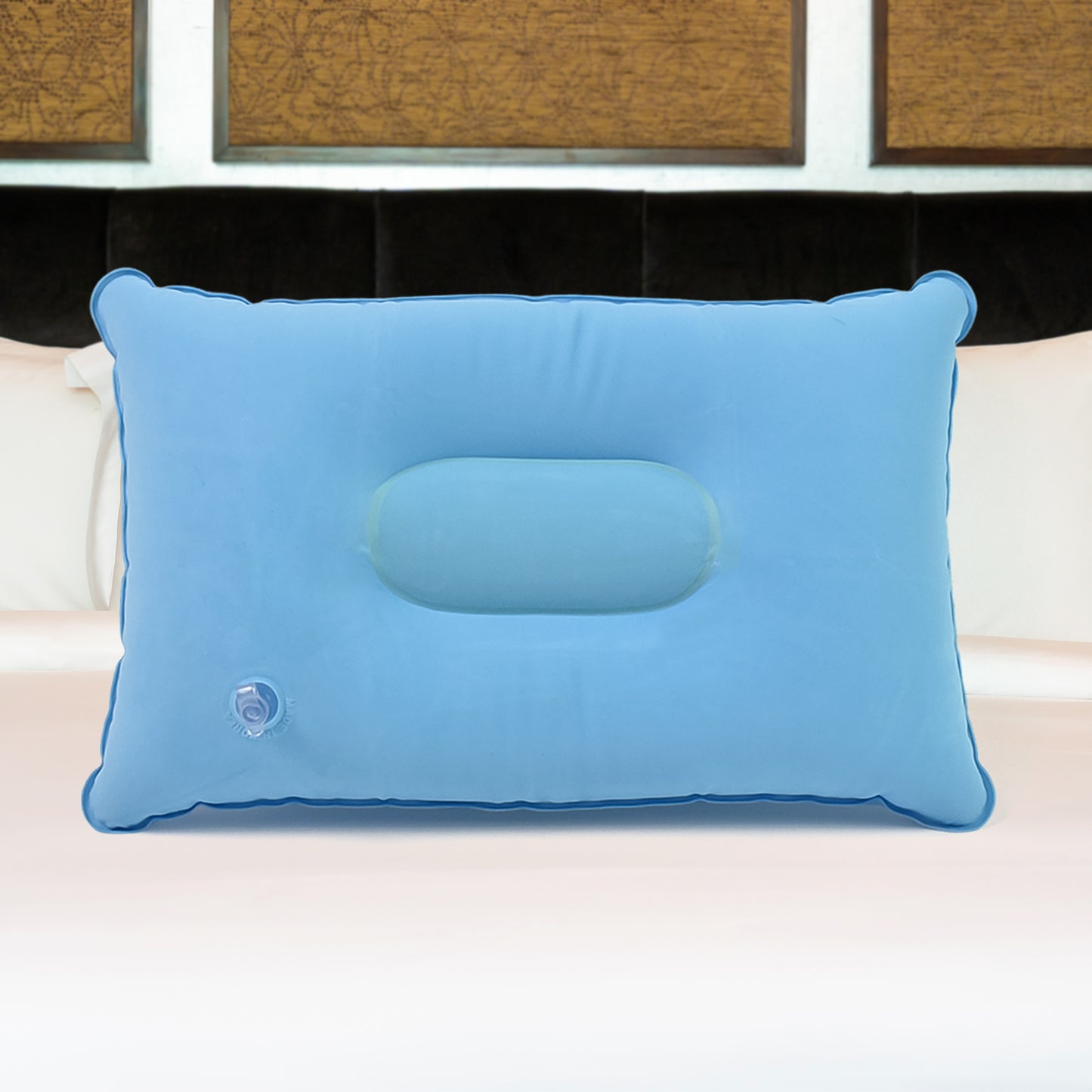 Comfortable Inflatable Travel Pillow (Mix Color)