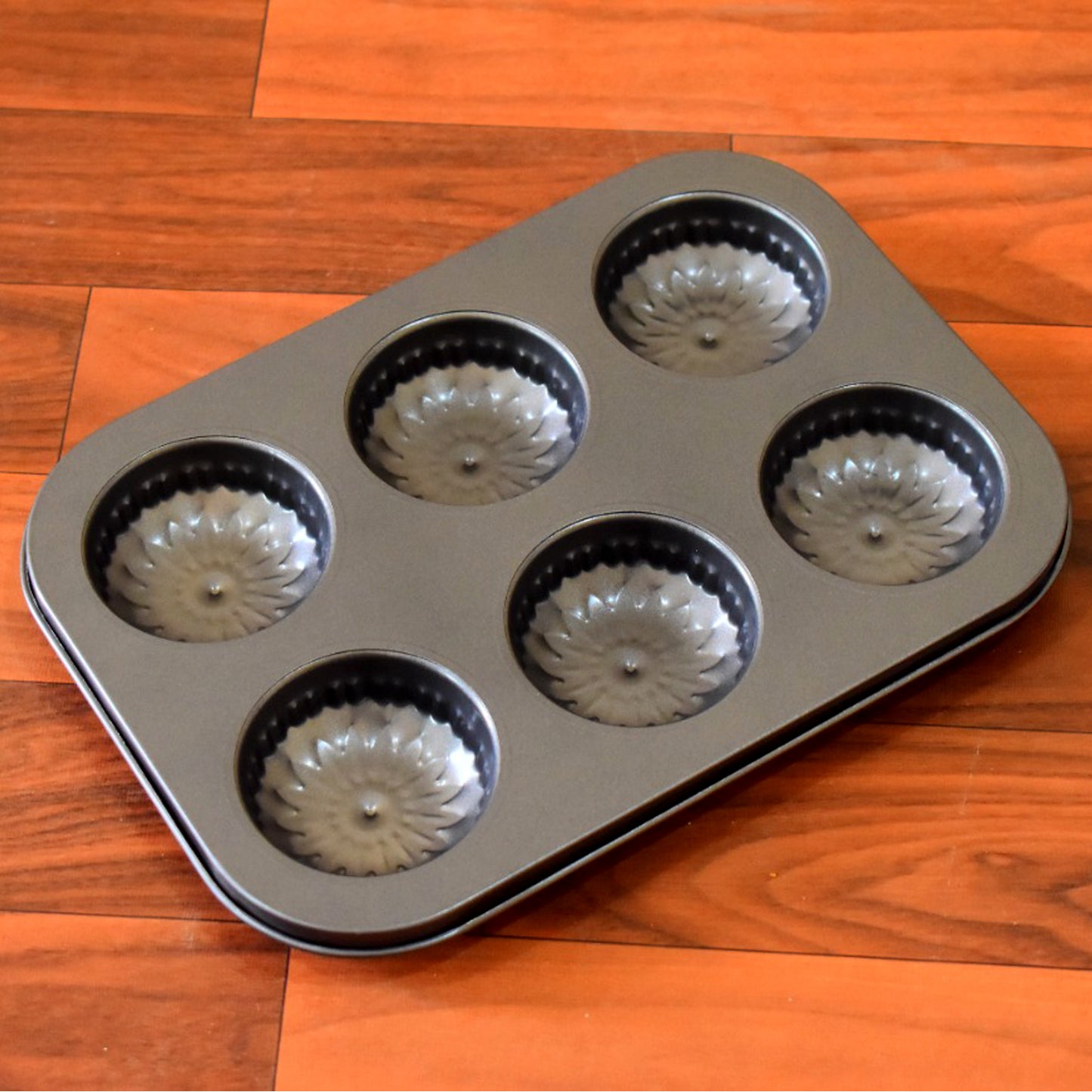 6 Slot Non-stick Cupcake Baking Molds