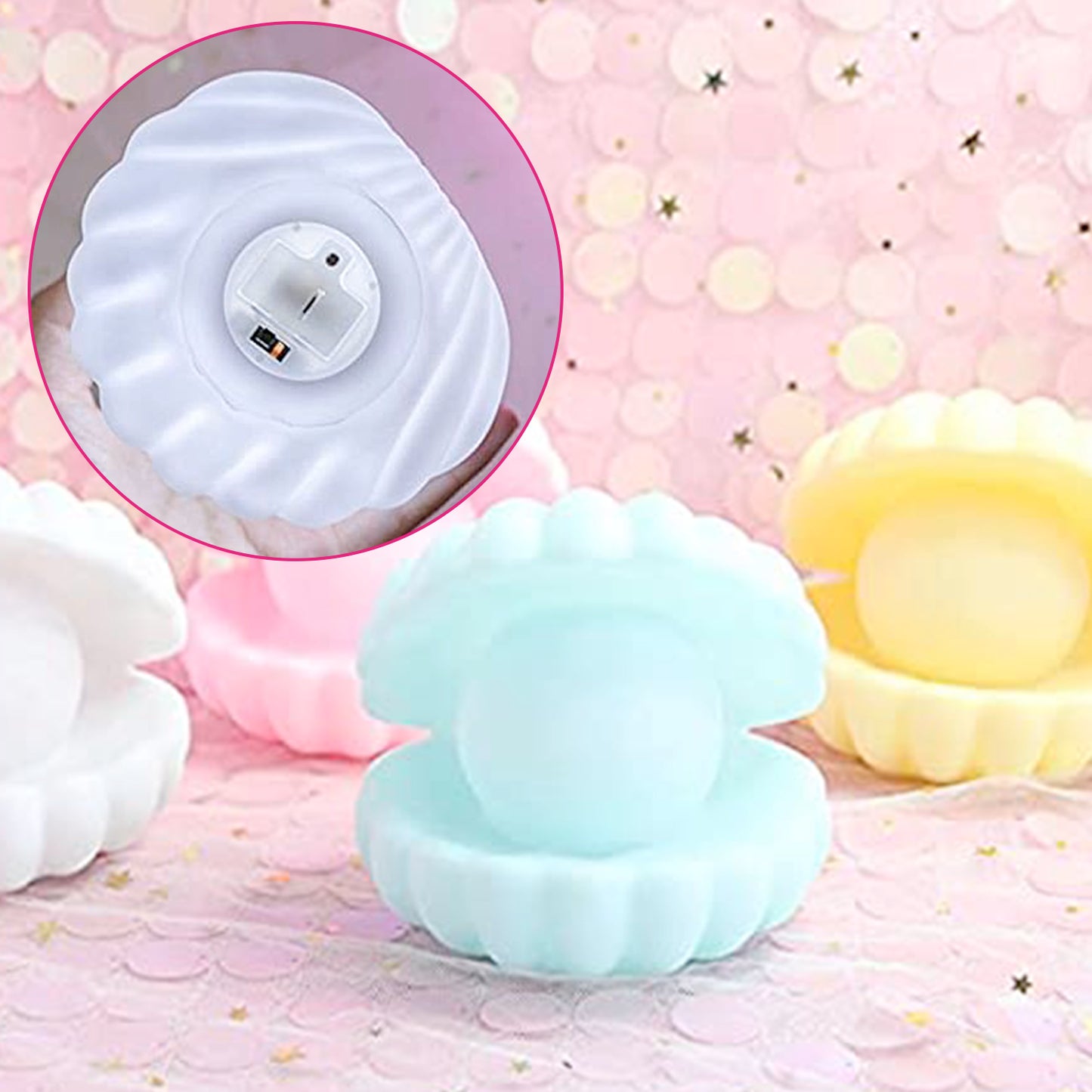 Pearl Shell Night Lamp