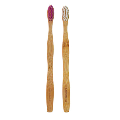 Eco-friendly Natural Bamboo Toothbrush (2 Pc)