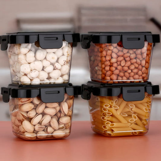 Airtight Food Storage Containers With Lid (4 Pcs Set)