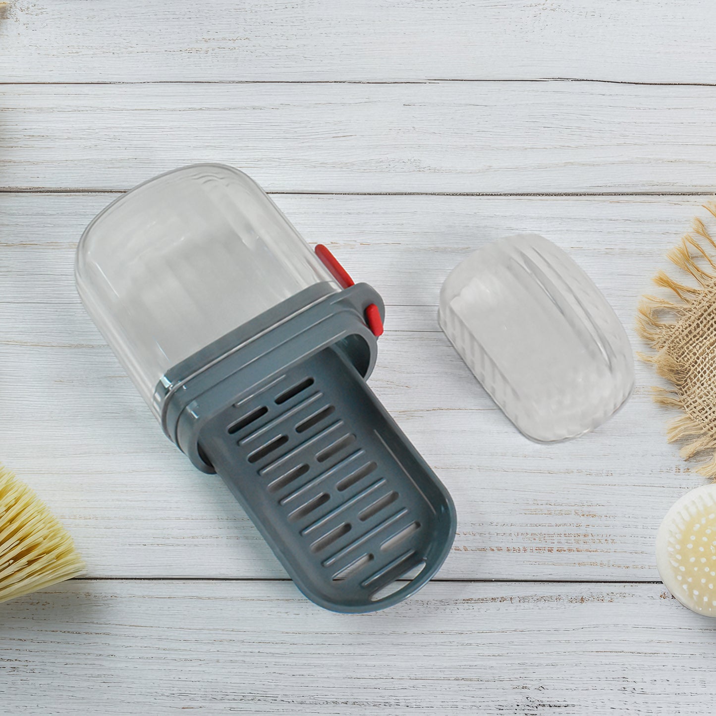 Soap Box With Transparent Lid