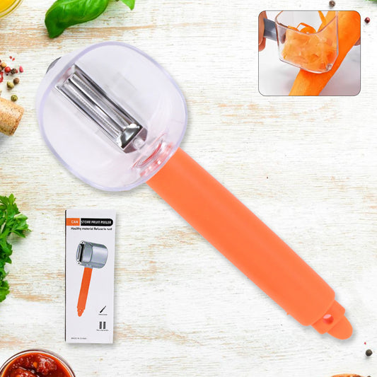 Stainless Steel Vegetable Peeler with container