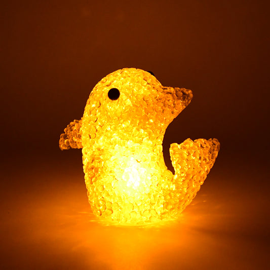 Dolphin Shape Crystal Led Night Light Lamp