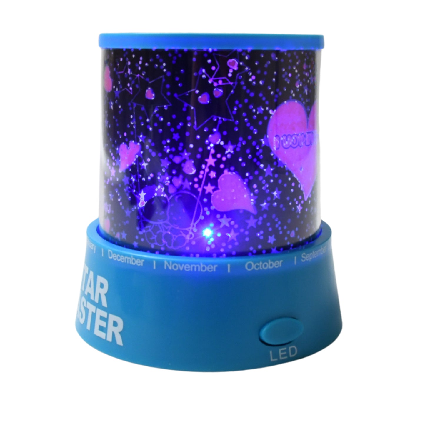 LED Projector Night Lamps Rotation With Music