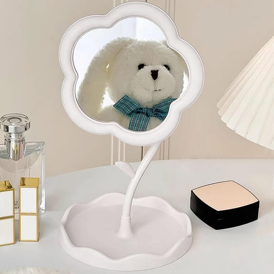 Flower-shaped Makeup Mirror