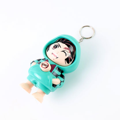 Cute Action Figure Keychain (Mix  Design  1 Pc)