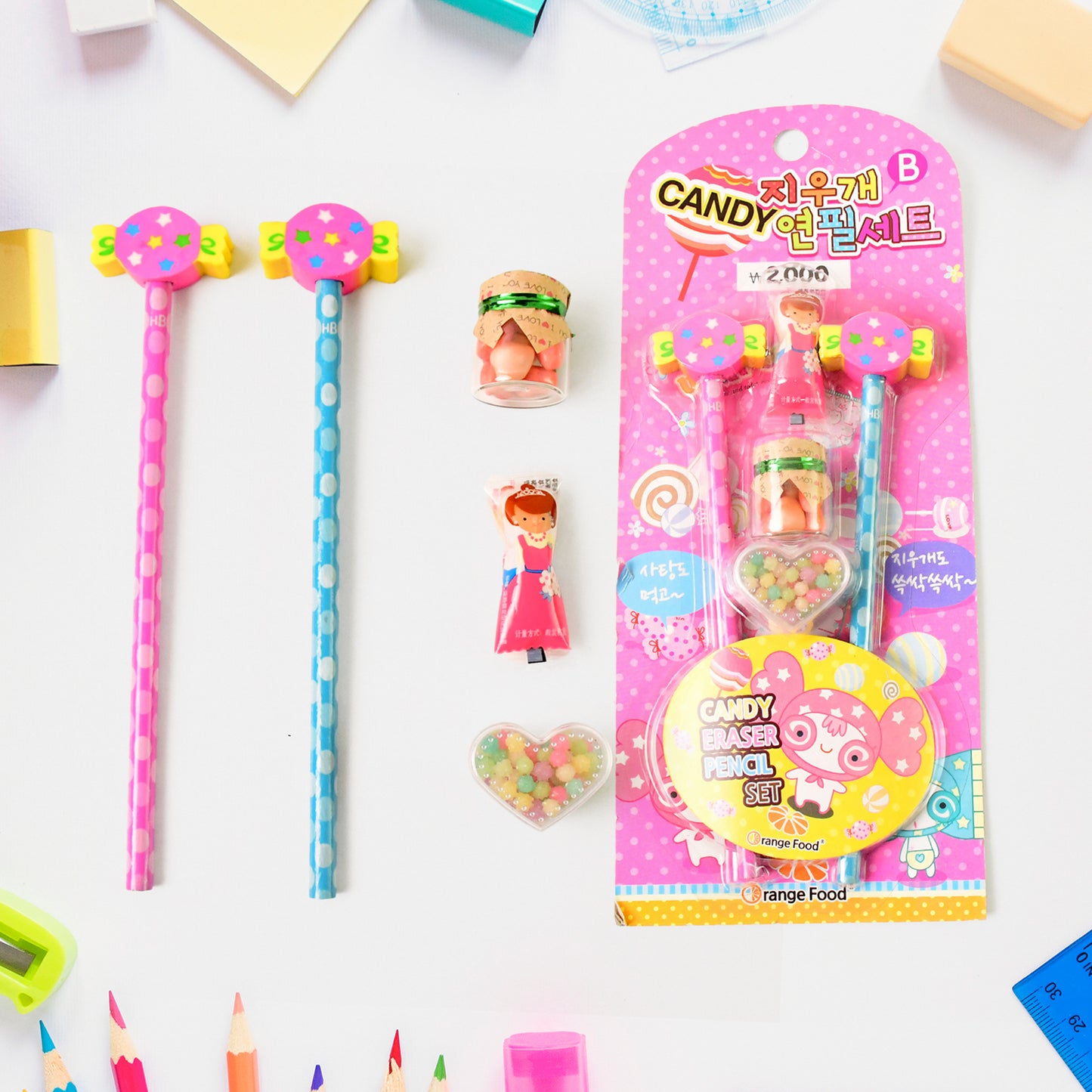 Candy Design Pencil Set (1 Set )