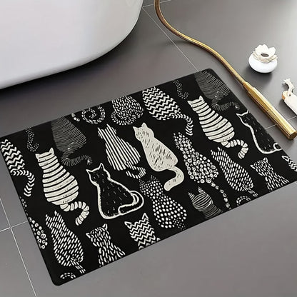2 Pc Kitchen Floor Mat Set (40x60 Cm  45x120 Cm)